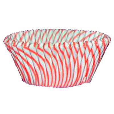 Baking Cups  - Red Striped - 50ct approx.