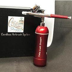 Airbrush Kit by CCS - Red Portable