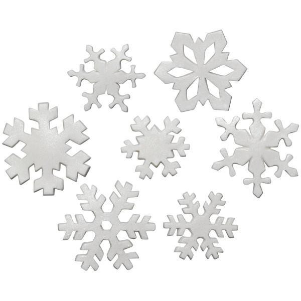 Snowflake Asst. - Gumpaste Layon - Set of 6 - Mixed