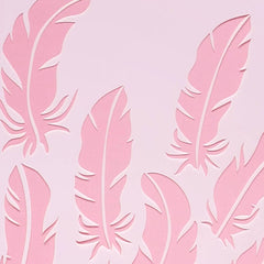 Cake Decorating Stencil FARRA Feather Pattern