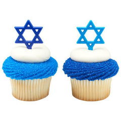 Star of David Pick - Pkg of 12