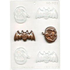 Bats & Pumpkins Chocolate Mold