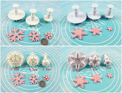 Snowflake Plunger Cutter - 3 piece set
