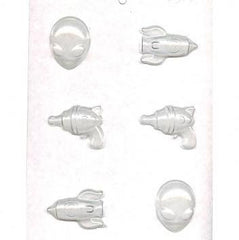 Alien Head Chocolate Mold - 3 Designs