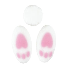 Bunny Tail and Toes Sugar Asst. - Pkg of 4 Sets