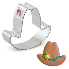 Cowboy Hat Cookie Cutter 3"