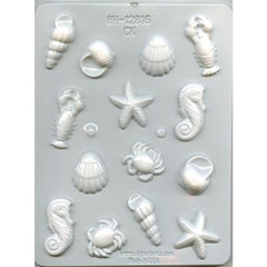 Sea Creatures 1.25"-2" Hard Candy Mold