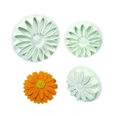 Veined Sunflower Gerbera And Daisy Set Of 3