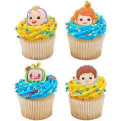 CoComelon Cupcake Rings - 12ct.