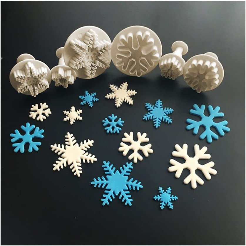 Snowflake Plunger Cutter - 3 piece set | Cake Craft Shoppe, LLC