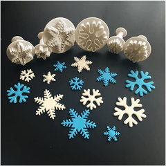 Snowflake Plunger Cutter - 3 piece set