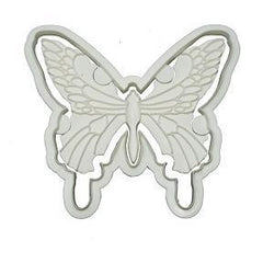 Butterfly Cutter with Embosser - Plastic - Large
