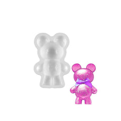 Teddy Bear Smash Mold - 3" Tall - Silicone Baking & Freezing Mold Copy