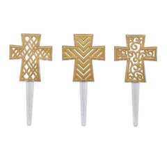 Gold Cross Asst Pics - 12ct