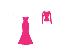 Wedding Dress Maker Stencil #1