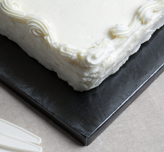 Cake Drum - 1/2 sheet black - 12ct - Bulk