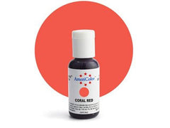 Coral Red Gel Paste Color - .75oz