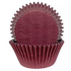 Baking Cups - Burgundy - Single Approx 50