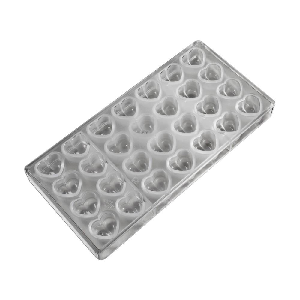 Polycarbonate Chocolate Mold - Hearts