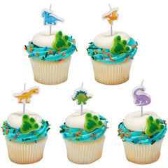 Dinosaur Candles - 6ct - Bulk