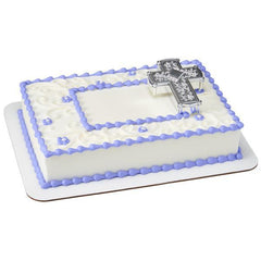 Silver Cross Topper & Keepsake Box - 6ct - Bulk