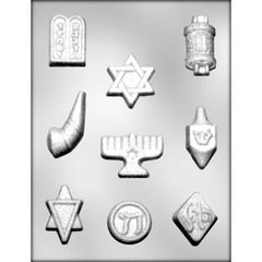 Jewish Symbols Chocolate Mold