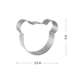 Bear Face Cookie Cutter - 3.5"