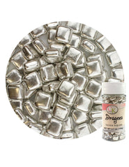 Dragees Square Silver 3.7 oz.