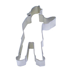 Firefighter Cookie Cutter - 4.5"