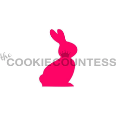 Single Bunny Silhouette Stencil