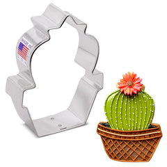 Prickly Pear Cactus Cookie Cutter 3"