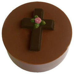 Cross w/Rose Sandwich Cookie Mold