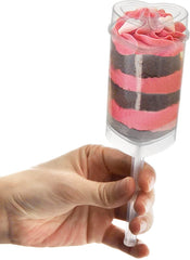 Cake Shooter Push-Up Pop - Heart Shape Plastic - 6ct. Copy