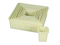 Square Fluted Cutter set of 9