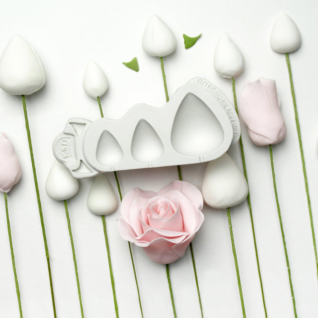 Real Rose Mold Silicone Rose Flower Mold for Bouquet 
