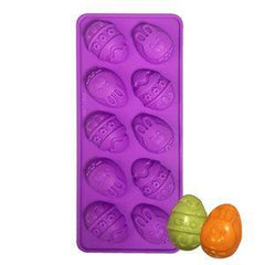 Silicone Easter Egg Mold - 10 cavity