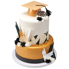 Grad Hat - Gold - Smooth Texture