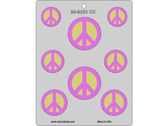 Peace Sign Sucker Chocolate Mold