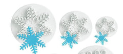 Snowflake Plunger Cutter - 3 piece set