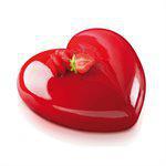 Silicone Curved Heart Chocolate Mold