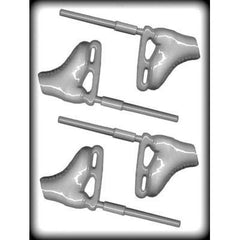 Ice Skate Sucker Hare Candy Mold - 3"