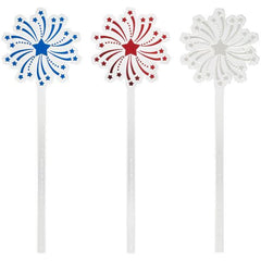 Plastic Skewers - Fireworks - Pkg of 3