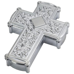 Silver Cross Topper & Keepsake Box - 6ct - Bulk