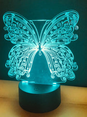 Butterfly Elumination for Cake