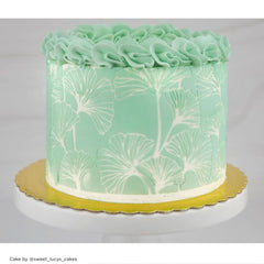 Cake Stencil GINKO by Lacupella