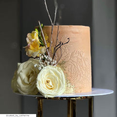Cake Stencil PEONIA by Lacupella