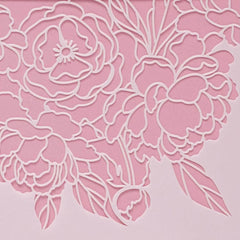 Cake Stencil PEONIA by Lacupella
