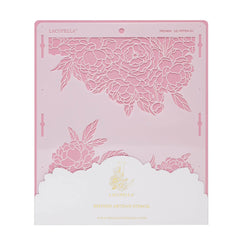 Cake Stencil PEONIA by Lacupella