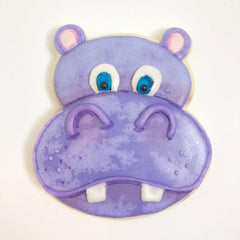 Hippo Face Cookie Cutter 3.75 in