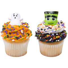 Spooky Characters Cupcake Ring - 12ct.
